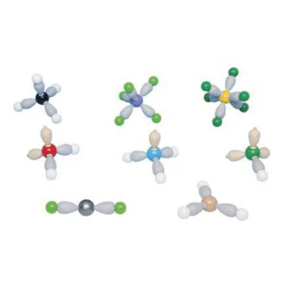 MOLECULAR MODEL SET - 94 SHAPES OF MOLECULES - 8 MODEL KIT