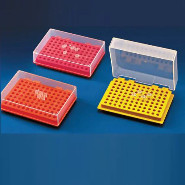 PCR tube racks with Hinges
