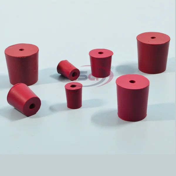 Cork Stopper, Rubber, One Hole