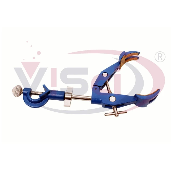 Retort Clamp Cross Pattern Extention Single Key with Roatatble BH Manufacture Supplier & Exporter in India