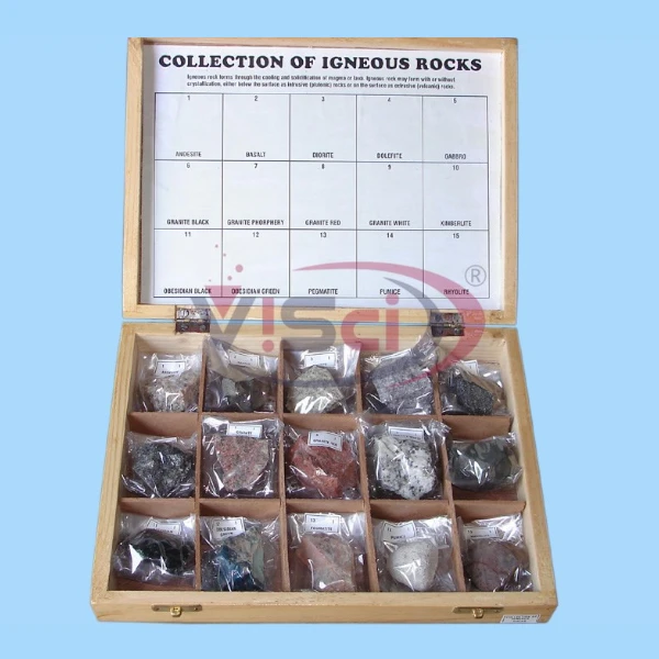 Collection of 15 Igneous Rocks