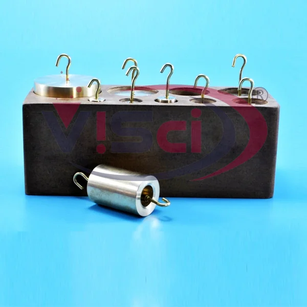 Masses (Weights), Hooked, Double sided, Recessed with Sliding Hook, Brass