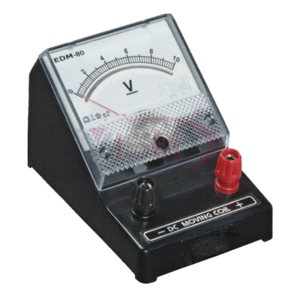 Moving Coil Meter, Rectangular Dial