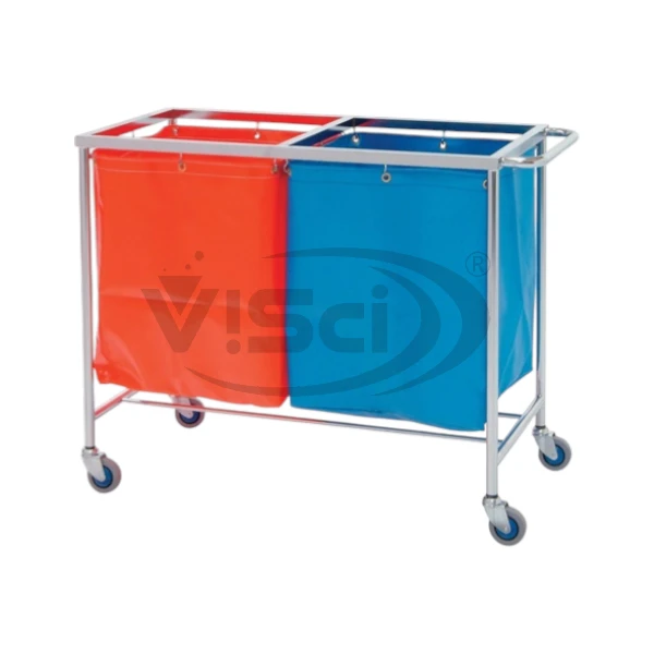 Solid Linen Trolley With Canvas Ba